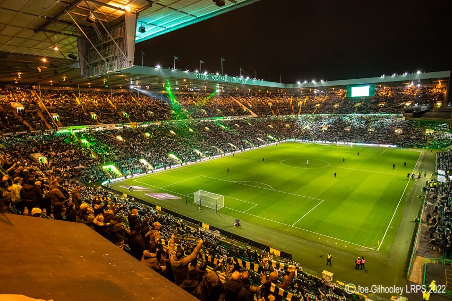 Celtic Park - light show 

