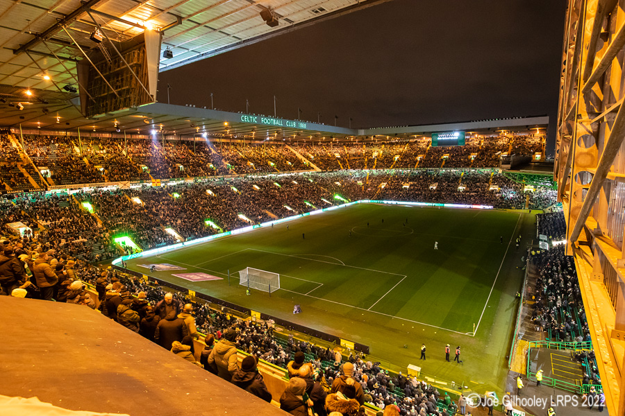 Celtic Park - light show 

