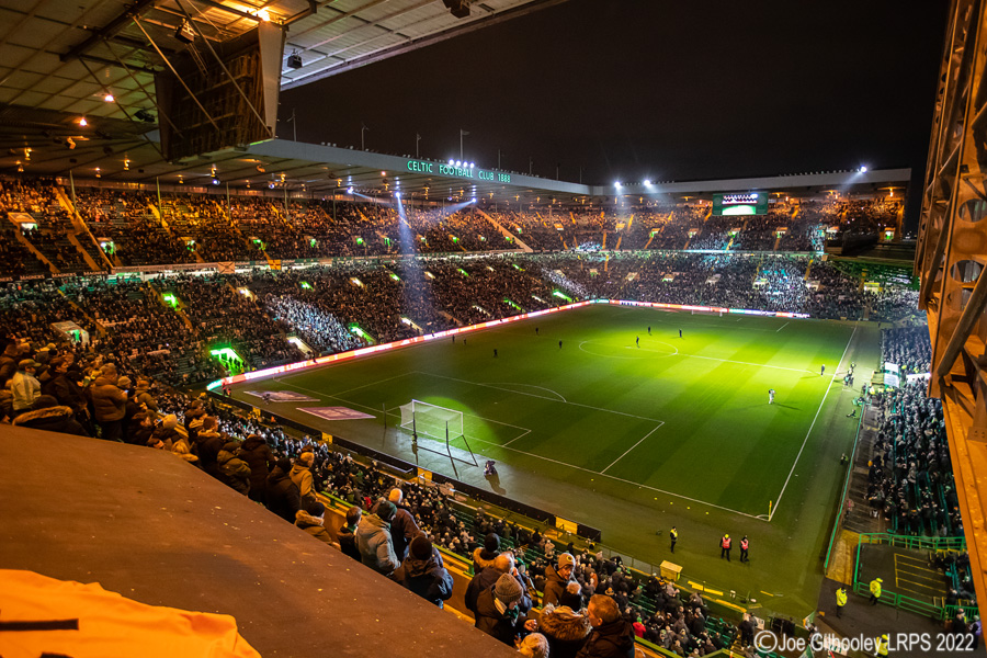 Celtic Park - light show 

