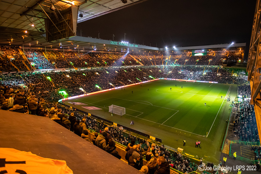 Celtic Park - light show 

