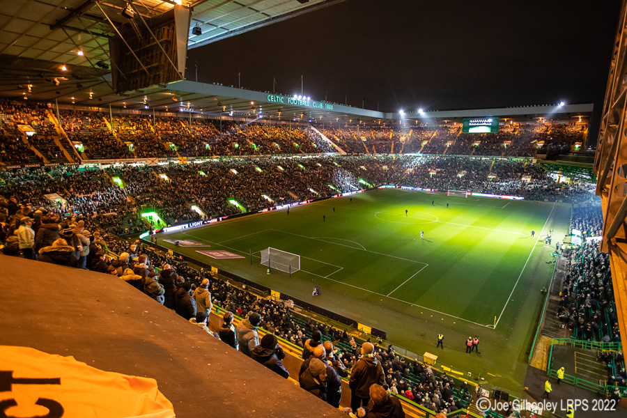 Celtic Park - light show 

