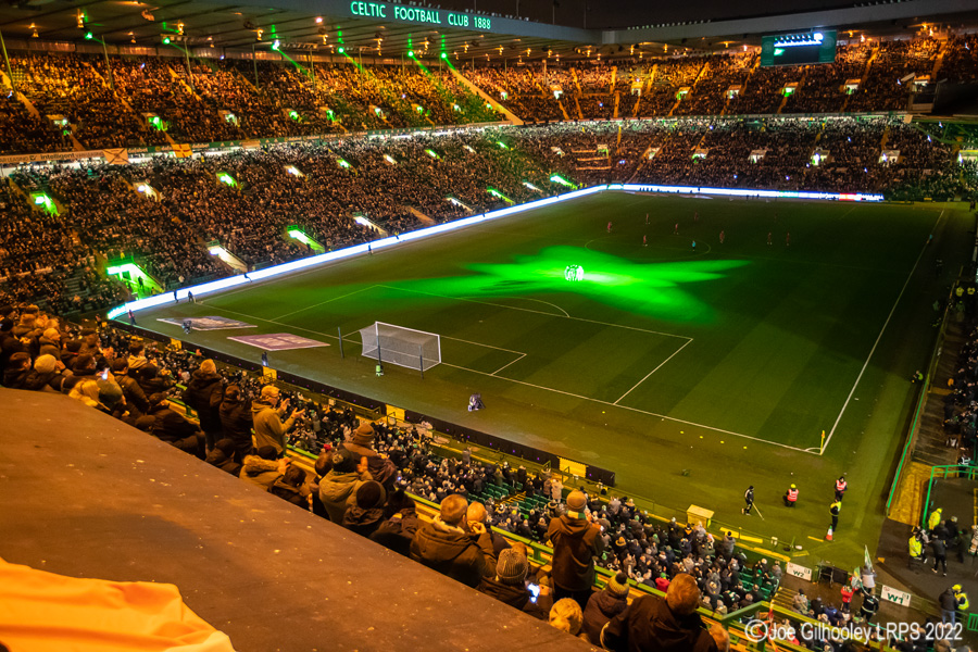 Celtic Park - light show 

