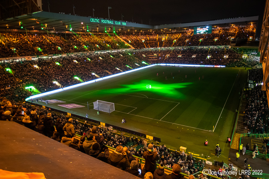 Celtic Park - light show 


