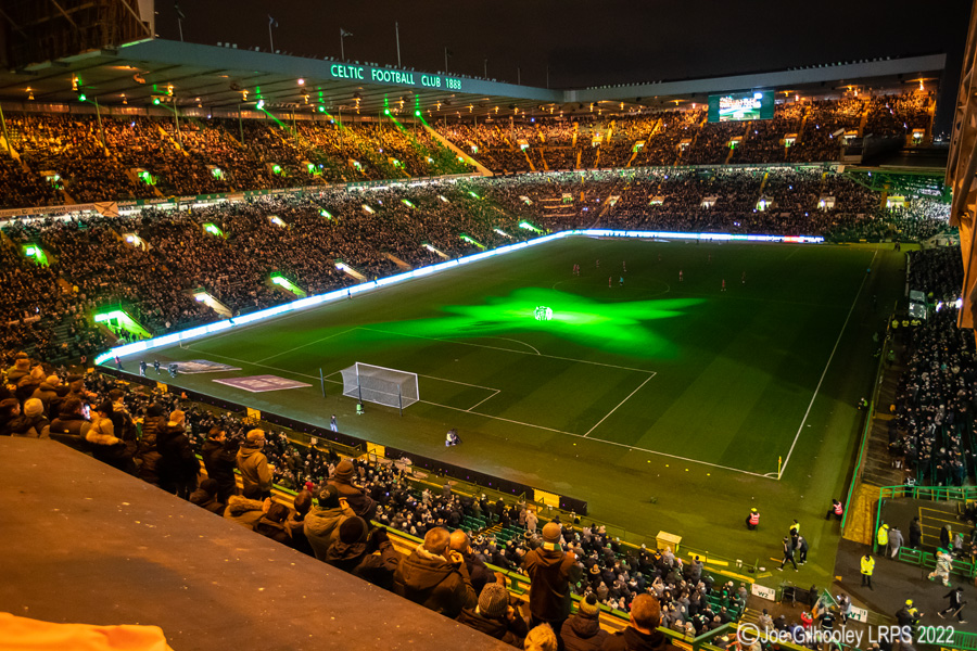 Celtic Park - light show 

