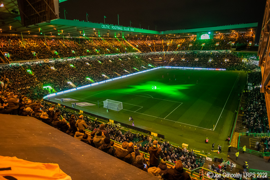 Celtic Park - light show 

