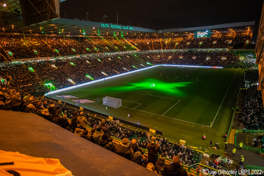 Celtic Park - light show 

