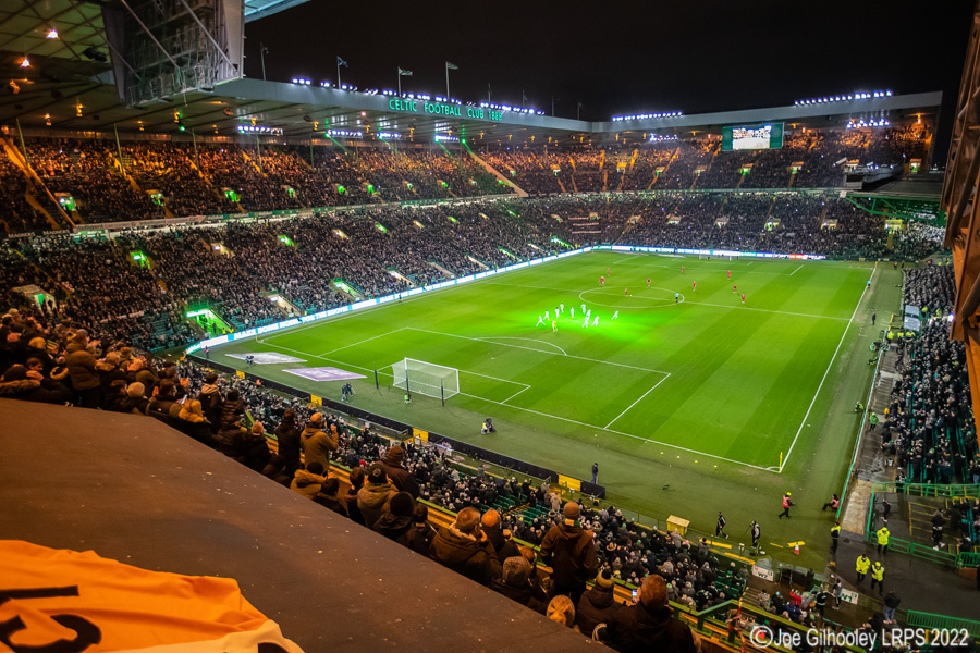 Celtic Park - light show 

