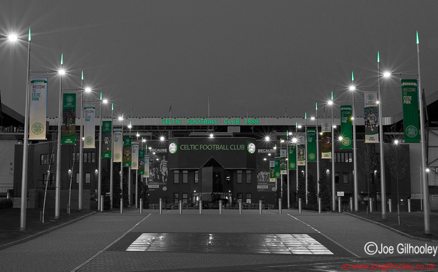 Celtic Park - The Celtic Way by Night