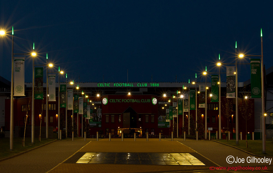 Celtic Park - The Celtic Way by Night