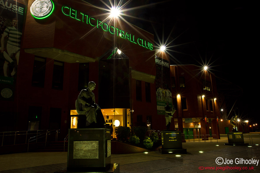 Celtic Park - The 3 statues by the main entrance