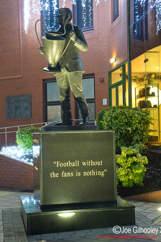 Celtic Park The Cetic Way - Jock Stein Statue