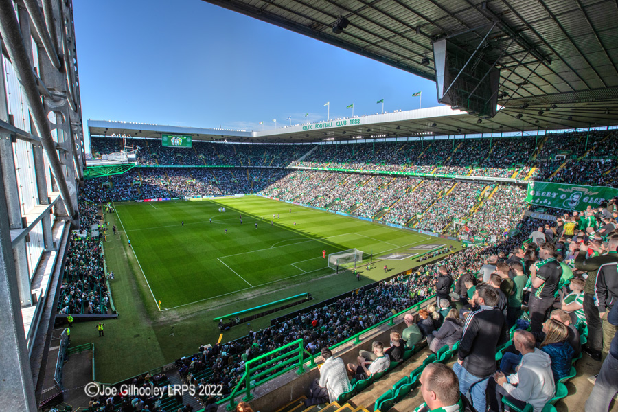 Inside Celtic Park on a Beautiful March Day