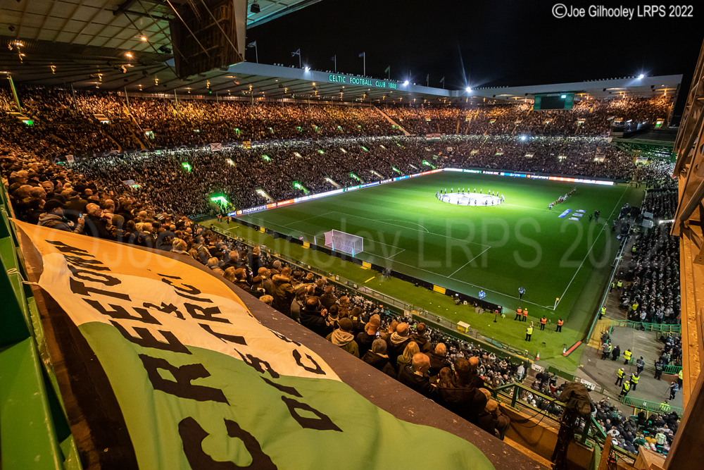 Celtic Park - light show v Leipzig Champions League 11th October 2022(55)
