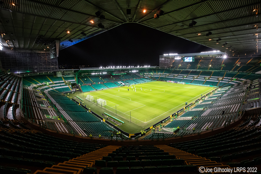 Celtic Park two hours before kick off 