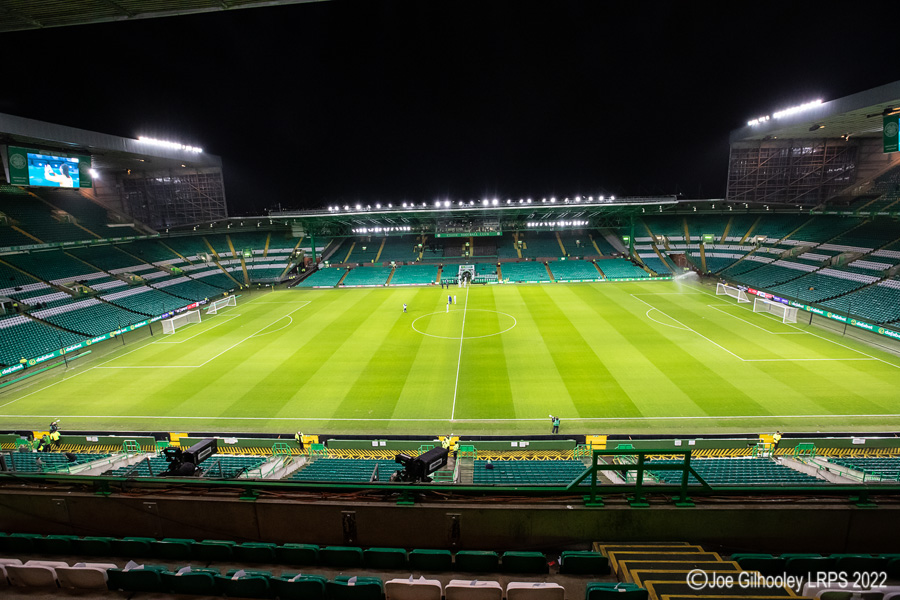 Celtic Park two hours before kick off 