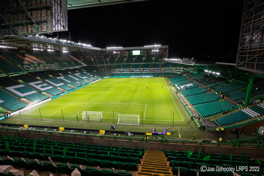Celtic Park two hours before kick off 