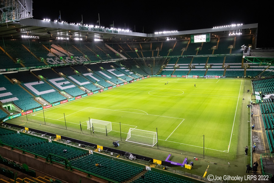Celtic Park two hours before kick off 