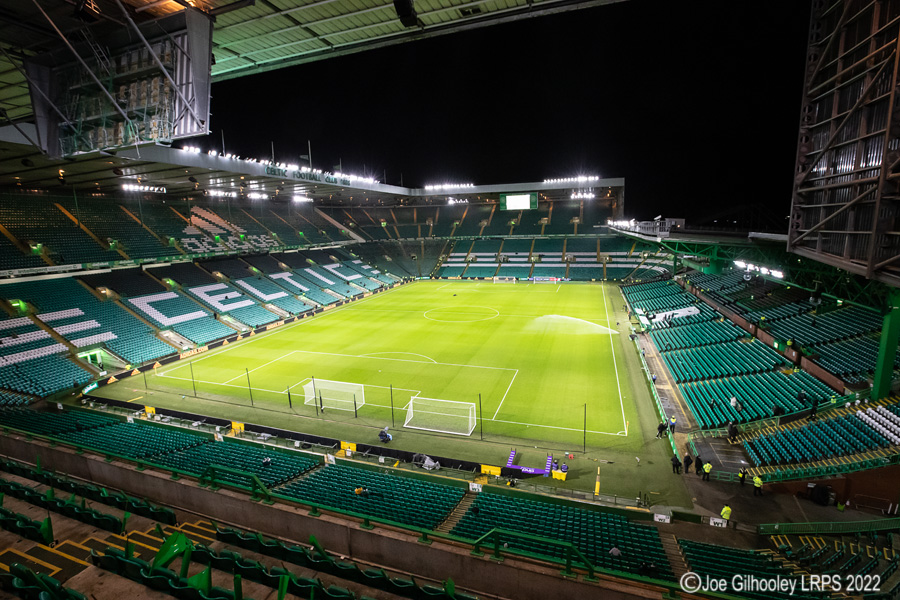 Celtic Park two hours before kick off 