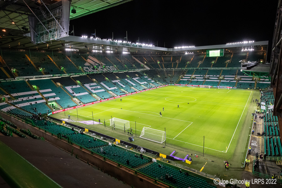Celtic Park two hours before kick off 