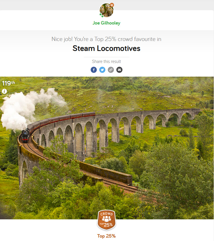 Steam Locomotives - Photocrowd Competition