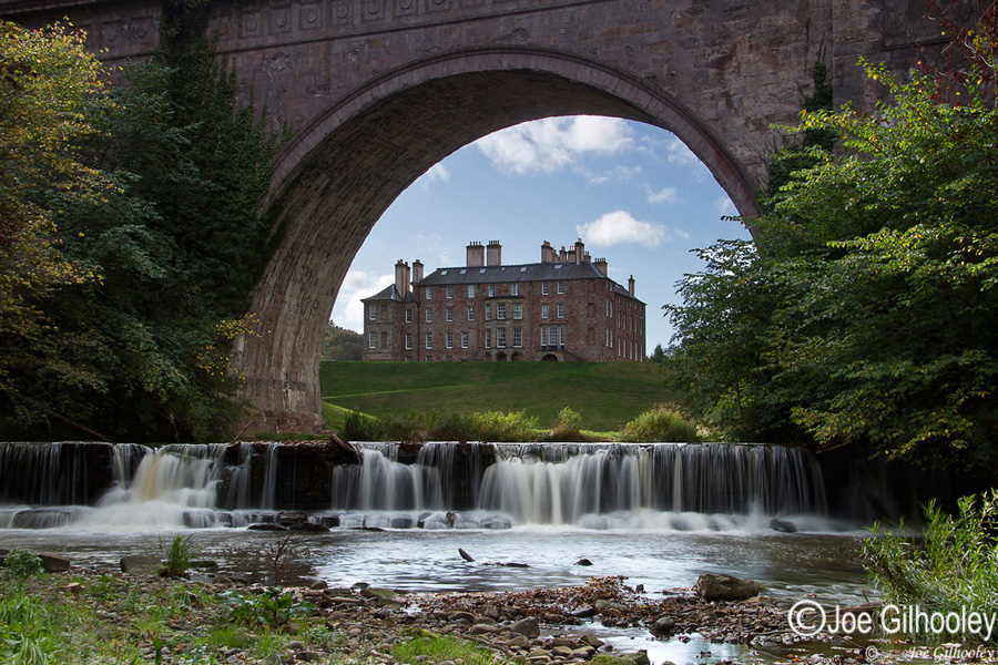 Dalkeith Country Park - Dalkeith House through Montagu Bridge