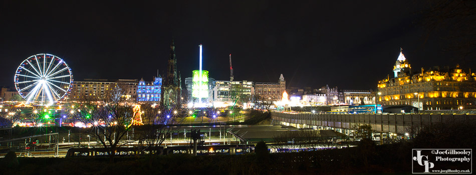 Edinburgh Christmas Attractions in Princes Street Gardens
