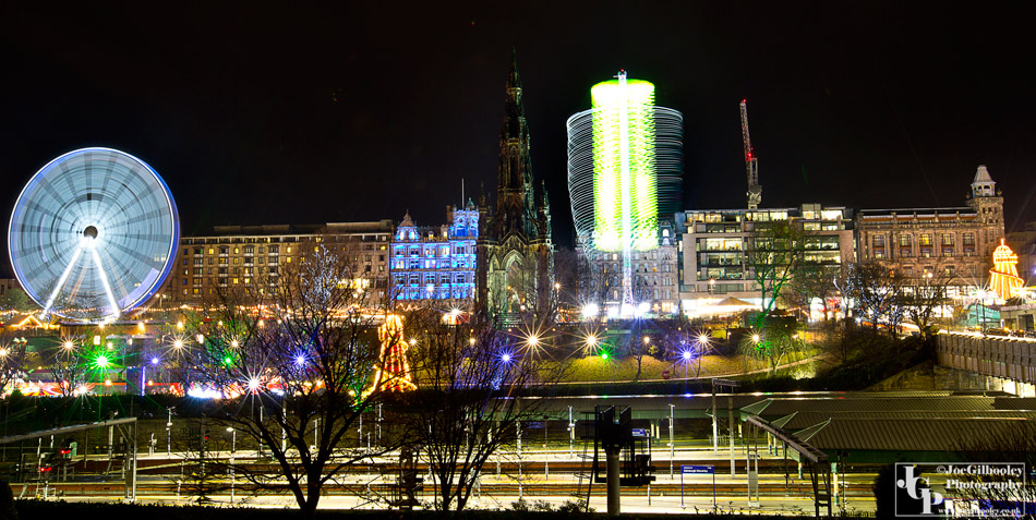 Edinburgh Christmas Attractions in Princes Street Gardens