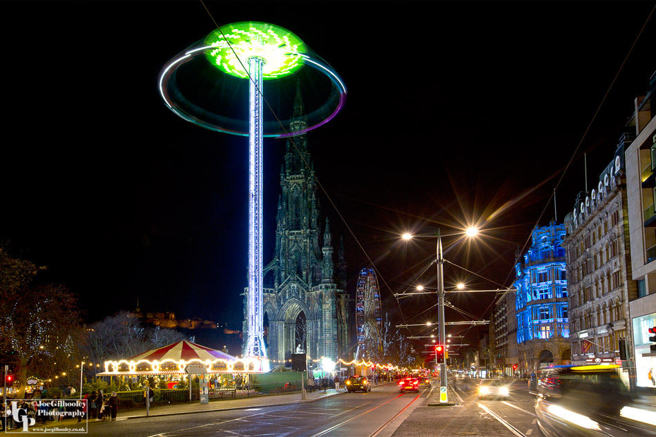 Edinburgh Christmas Attractions in Princes Street Gardens