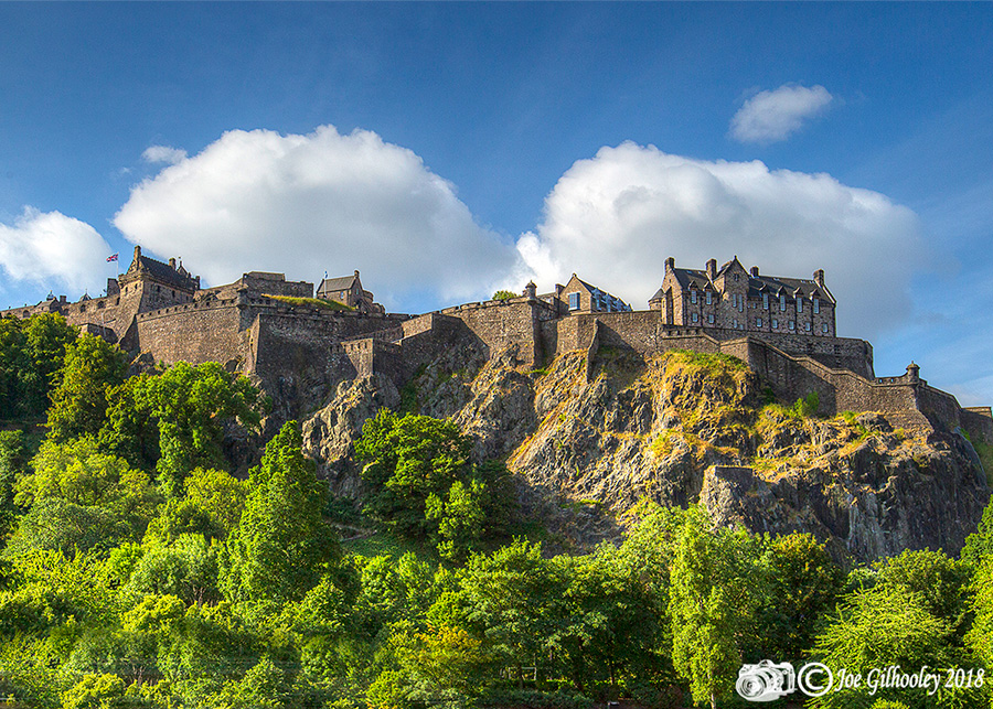Edinburgh Castle from Princes Street Gardens