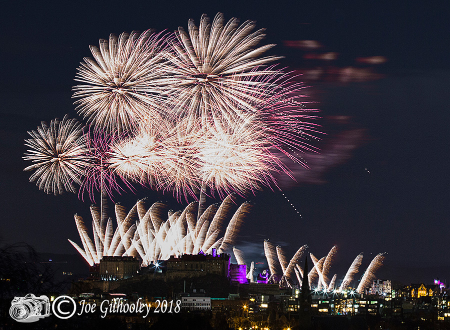 Edinburgh's New Year Fireworks 2018