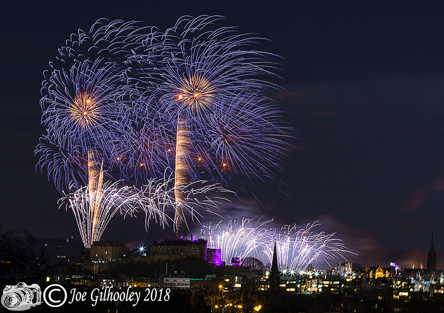 Edinburgh's New Year Fireworks 2018