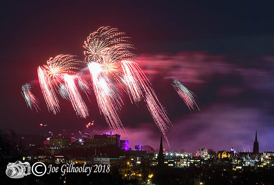 Edinburgh's New Year Fireworks 2018