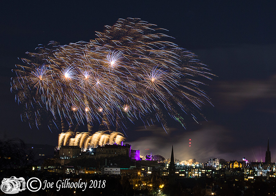 Edinburgh's New Year Fireworks 2018
