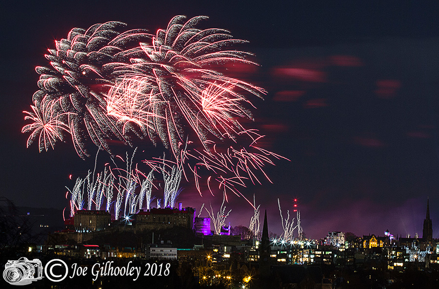 Edinburgh's New Year Fireworks 2018