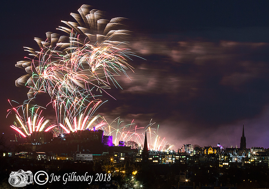 Edinburgh's New Year Fireworks 2018