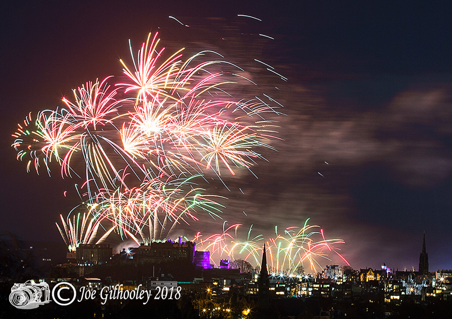 Edinburgh's New Year Fireworks 2018
