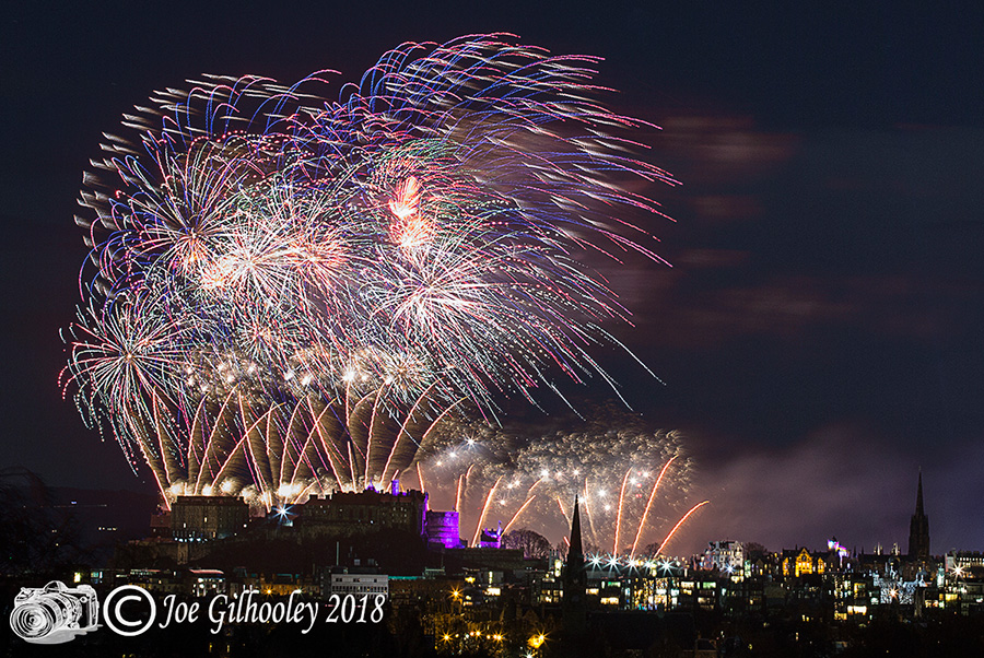 Edinburgh's New Year Fireworks 2018