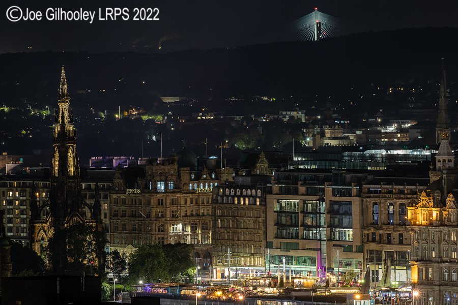 Edinburgh Views Scott Monument and Princes Street