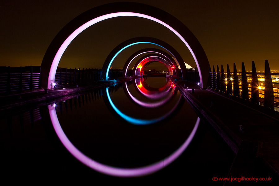 Falkirk Wheel by Night 