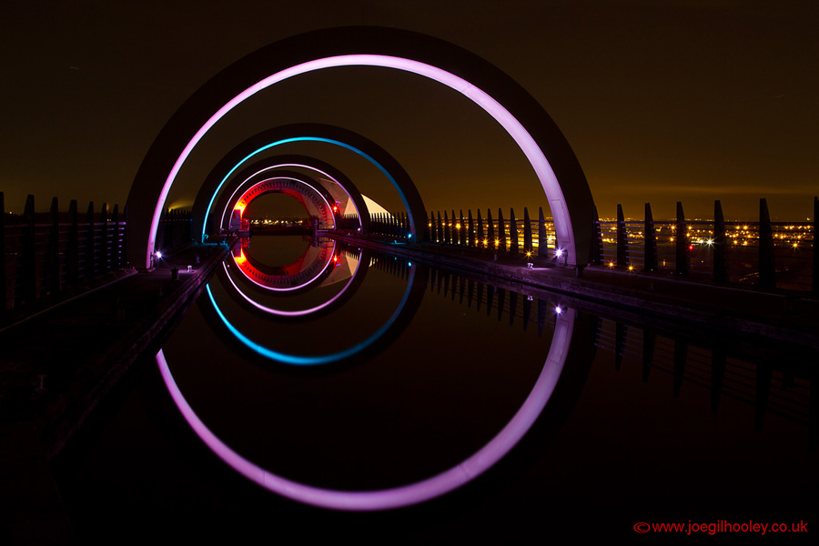 Falkirk Wheel by Night 