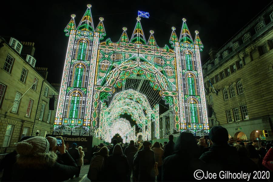 Edinburgh Virgin Money Street of Light