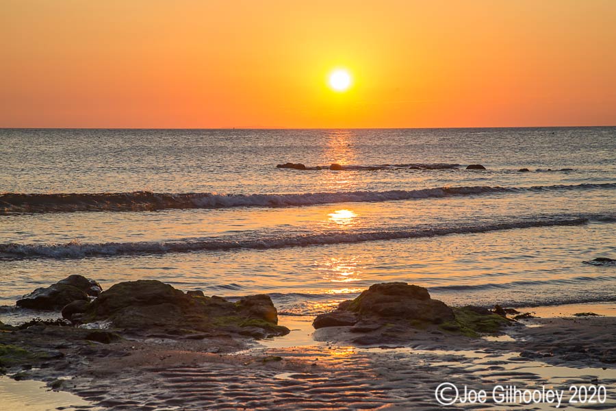 Sunrise from Yellowcraigs Beach