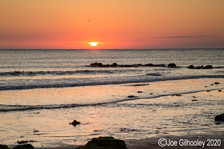 Sunrise from Yellowcraigs Beach
