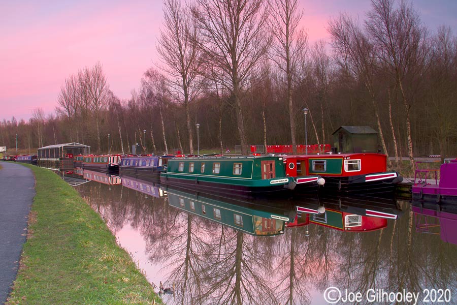 Canal Boats near Falkirk Wheel