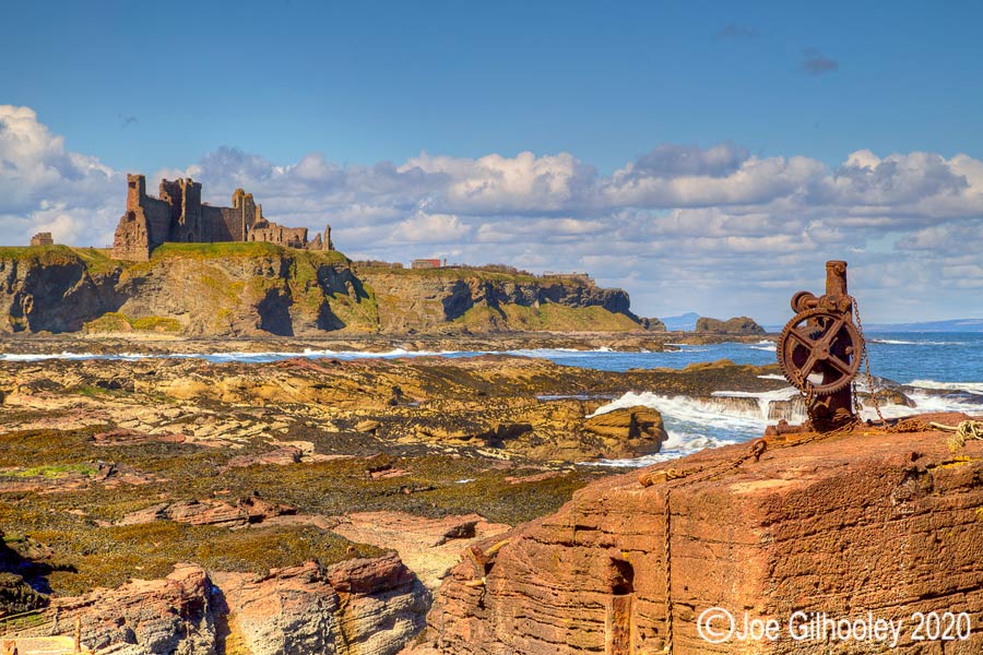 Tantallon Castle from Seacliff Beach