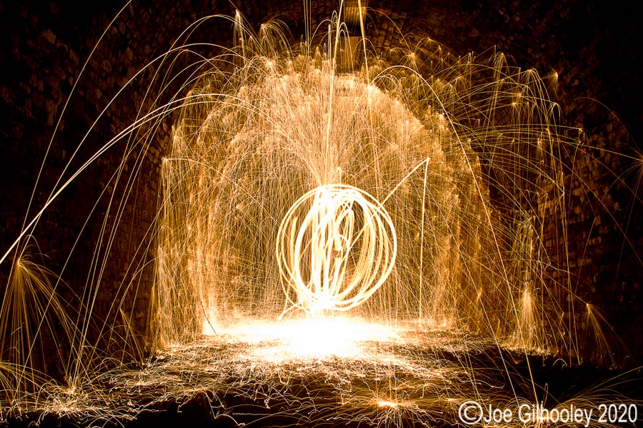 Wirewool Burning