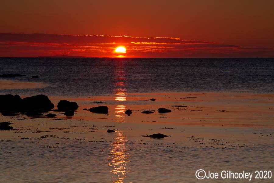 Yellowcraigs Sunrise over Firth of Forth