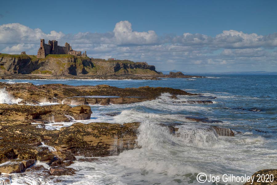 Tantallon Castle from Seacliff