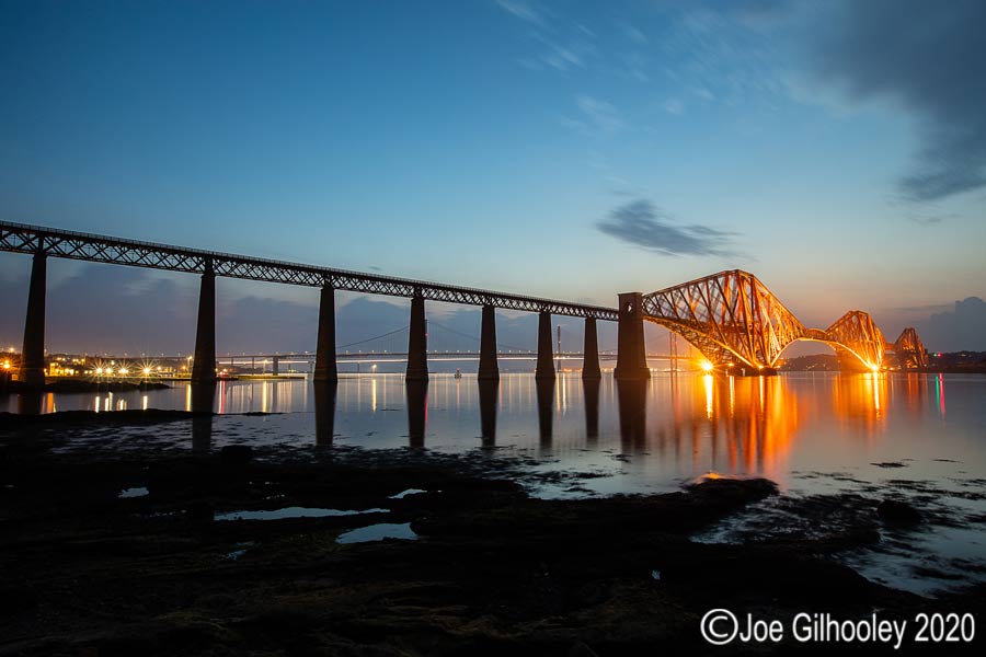Forth Bridge by night