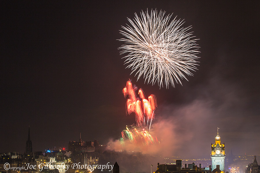 Virgin Money Edinburgh Festival Fireworks 2016 from Calton Hill